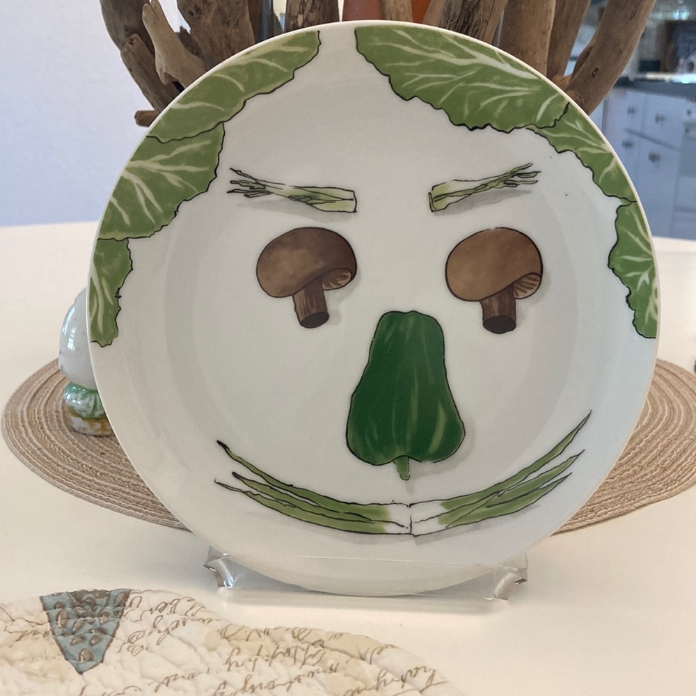 Villa Vanilla Palm Beach Vegetable Face Plate